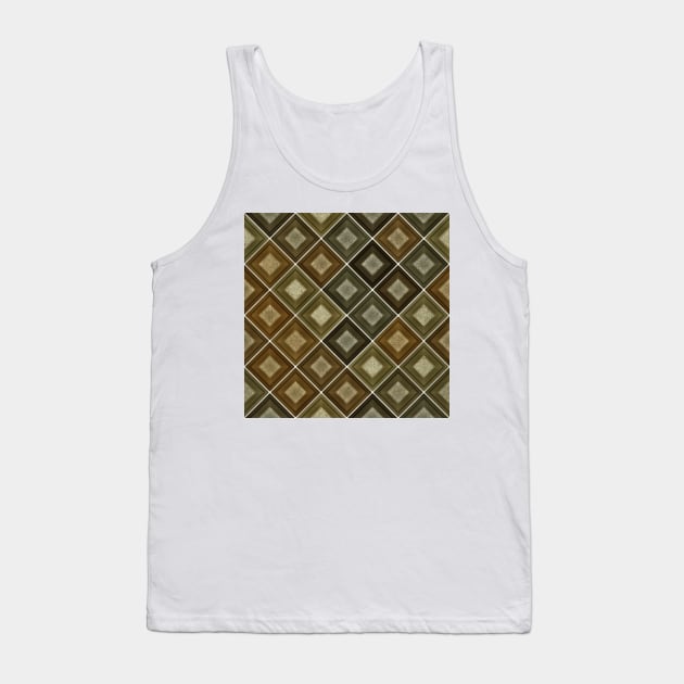 Shape pattern background with square Tank Top by Choulous79